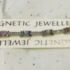 Silver Coloured Hearts With Diamante Detail Magnetic Bracelet