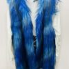 Mixed Blues Faux Fur Gilet