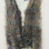 Grey/Multi Faux Fur Gilet