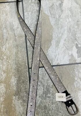 Wide Diamante Sparkle Belt