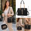 Black, Or Grey Designer Inspired Tassel Detail Shoulder Bag