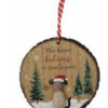 'This House Believes' Festive Cat & Dog Pebble Hangers