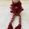 Red Fur Gillet Mouse With Dangly Legs