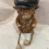 Highland Cow With Black Flat Cap Ornament