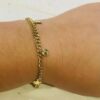 Gold Stars On A Chain Bracelet