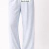 Pinstripe Lightweight Elasticated Waist Trousers Various Colours