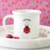 "Love Bug" Ceramic Mug With 3D Ladybird