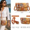 `Sequin Floral Shoulder Bag With Magnetic Buckle Front Fastening Detail Various Colours And Design
