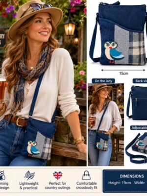 Applique Sling Owl Bag