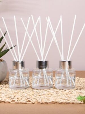 Shangri-la Clear Trio Diffuser Set In Presentation Box