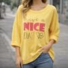 Yellow Or Black "Have A Nice Day" Top