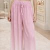 Ombre Pleated Long Trousers In Various Colours
