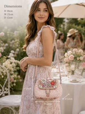 Gem Embellished Flap Over Straw Bag In Various Colours