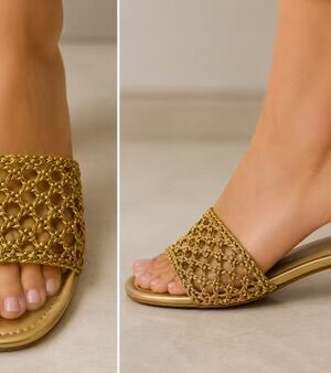Gold Crochet Effect Slider