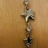 Silver Or Gold Diamante Stars Bracelet