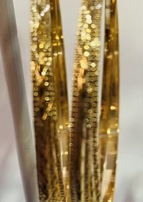 Gold 2 Strand Extra Large Hoop Earrings