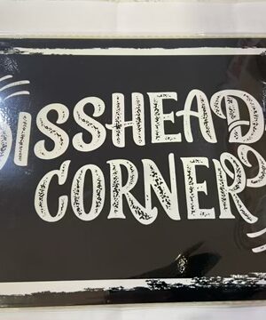 P**shead Corner Metal Sign, 20cm