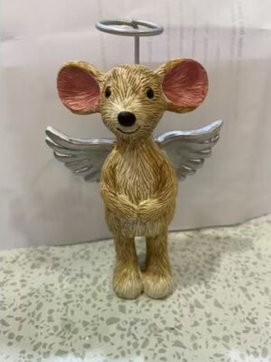 Resin Angel Mouse Ornament