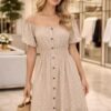 Polka Dot Midi Dress Various Colours