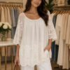 Heavy Lace Light Weight Top In Various Colours