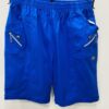 Royal Blue Cherry Berry Above The Knee Cotton Mix Shorts