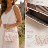 Pink, Beige, Or White Small Butterfly Bag