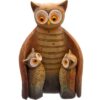 Cute Owl Cuddling Family Set