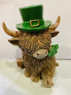 Highland Cow Lucky Boy Deco