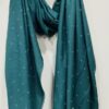 Dark Or Light Green Diamante Spot Sparkle Lightweight Scarf