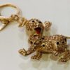 Gold Diamante Dalmatian Key Ring/Bag Charm