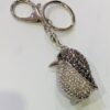 Grey Diamante Penguin Key Ring/Bag Charm